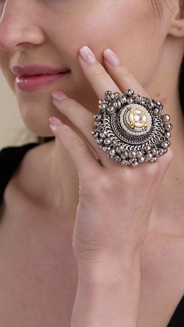 Oxidised Ring in Multi Tone - Ghungroo Edge Rhythm video poster